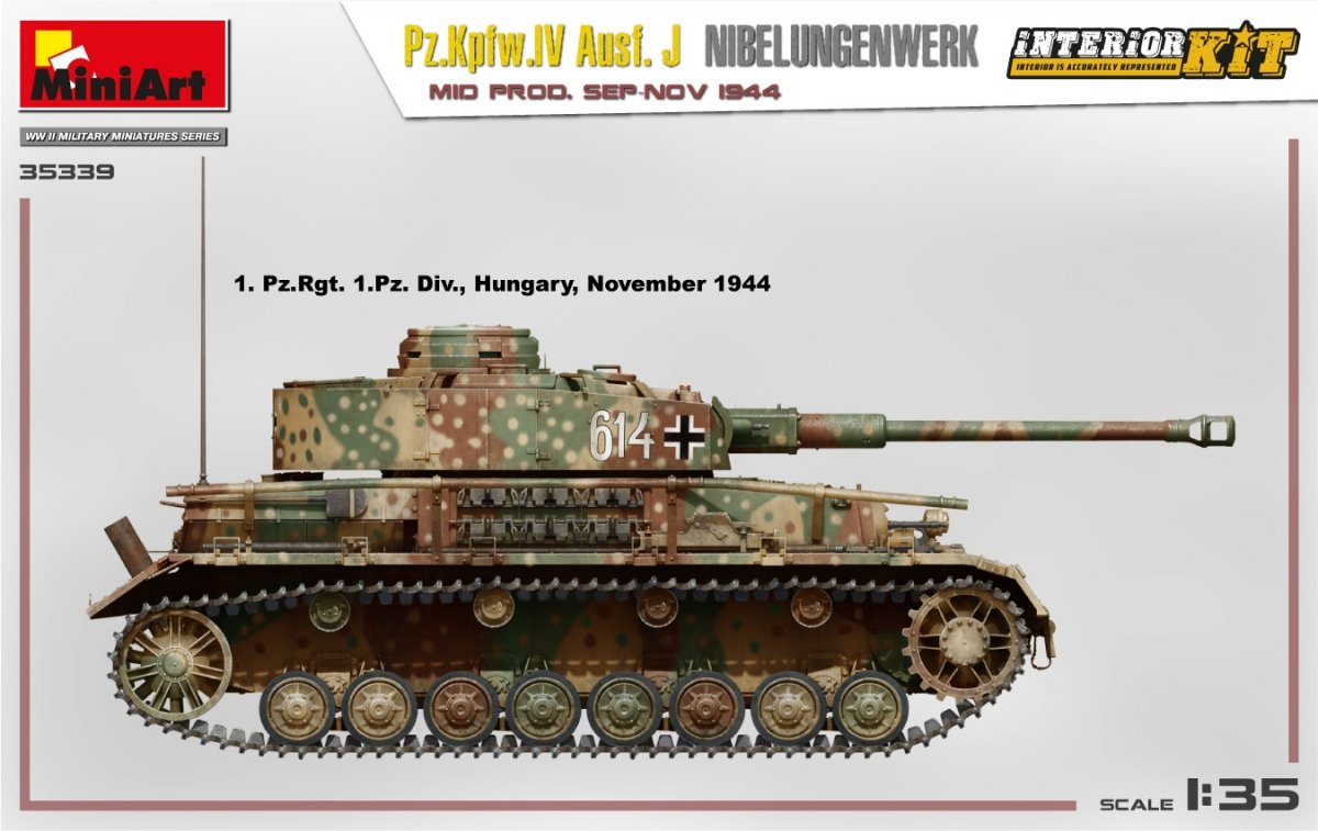 MiniArt 35339 Pz.Kpfw.IV Ausf. J Nibelungenwerk. MID PROD. SEP-NOV 1944 INTERIOR KIT 1/35 – image 8