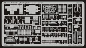 Eduard 32125 P-38L interior 1/32 TRUMPETER – obrázek 2