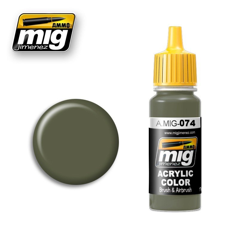 Munitions de Mig Jimenez 0074 Mousse Verte 