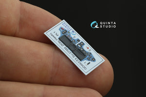 Quinta Studio QD48234 Su-35S 3D-Printed &amp;amp; colored Interior on decal paper (KittyHawk) 1/48 – Bild 5