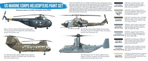 Hataka HTK-BS14 US Marine Corps Helicopters Paint Set (8x17ml) – obrázek 2