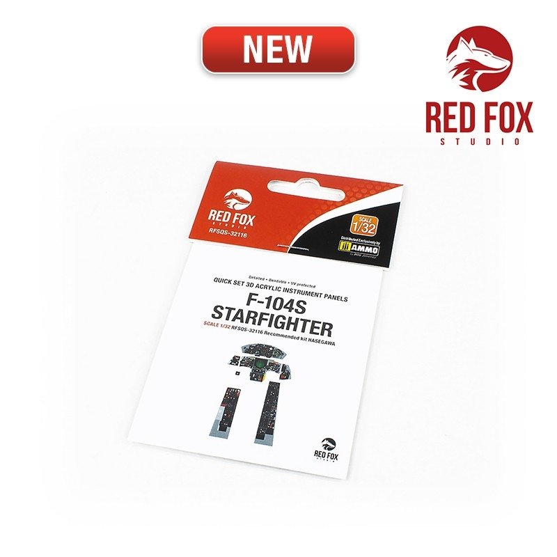 Red Fox Studio QS-32116 F-104S Starfighter (pour kit Hasegawa) 1/32