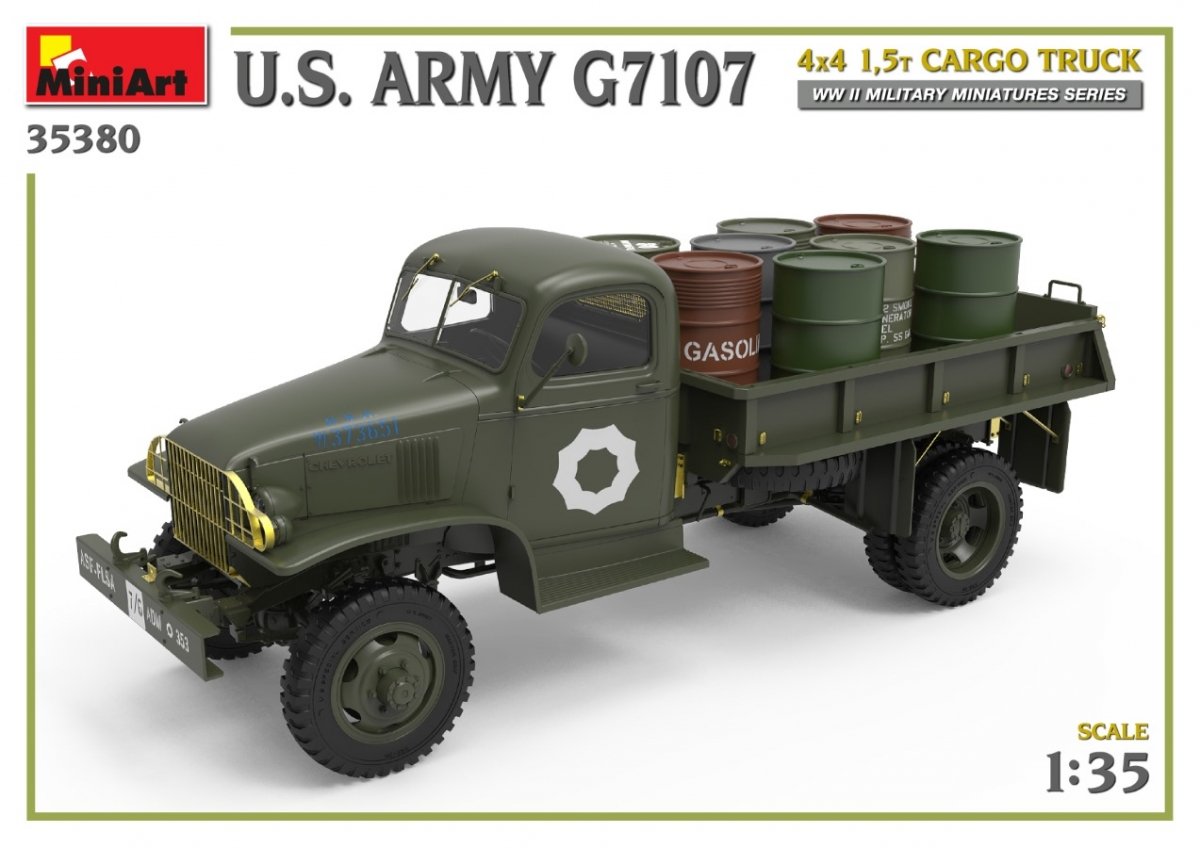 MiniArt 35380 US ARMY G7107 4X4 1.5t CARGO TRUCK 1/35 – image 5