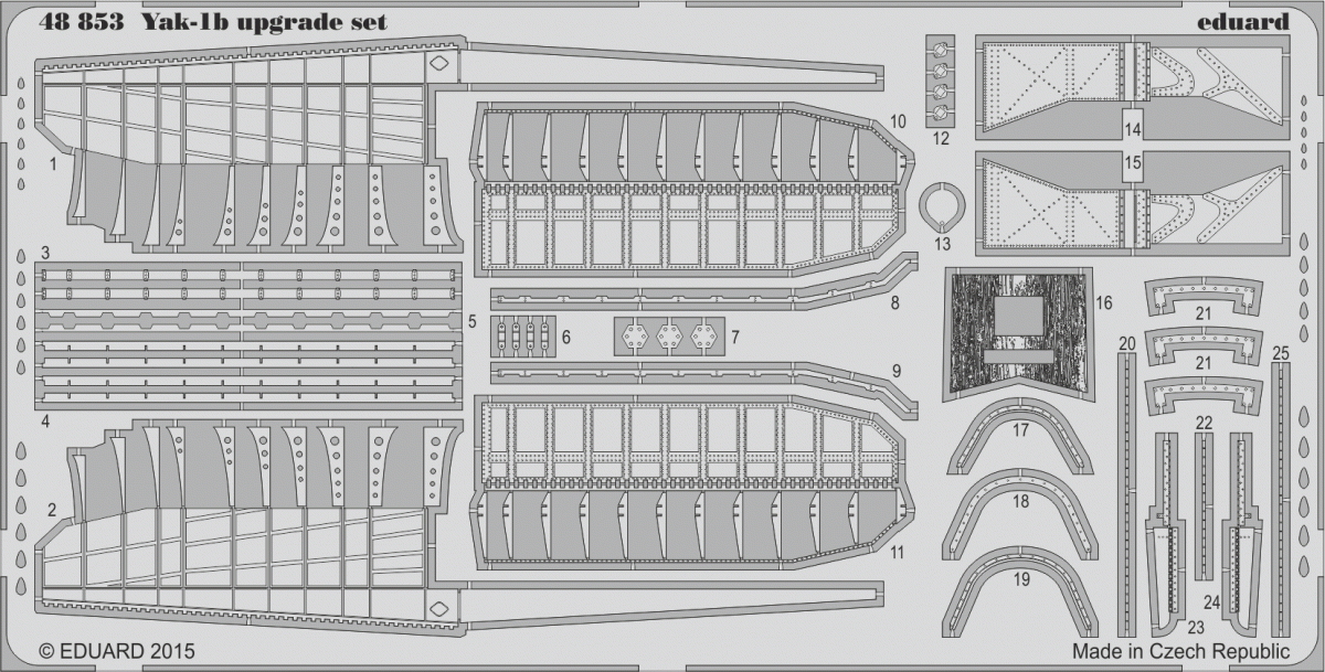 Eduard 48853 Yak-1b upgrade set 1/48 EDUARD