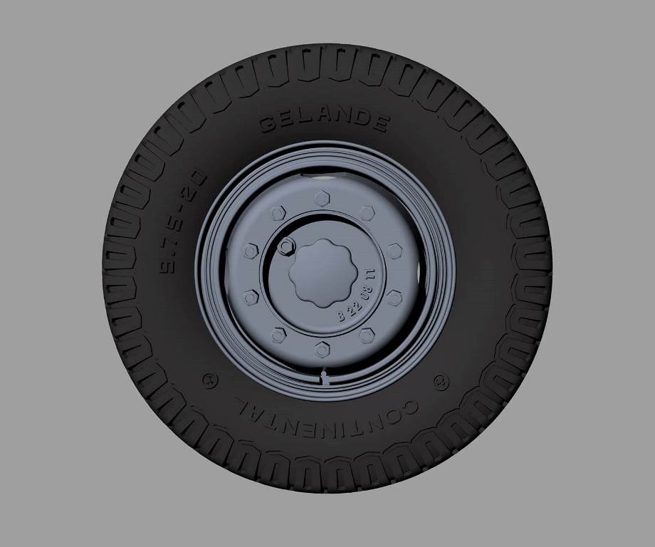 Panzer Art RE35-456 Hanomag SS100 road wheels (Continental) 1/35 – image 2