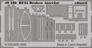 Eduard 49480 RF-35 Draken interior SA 1/48 Hasegawa