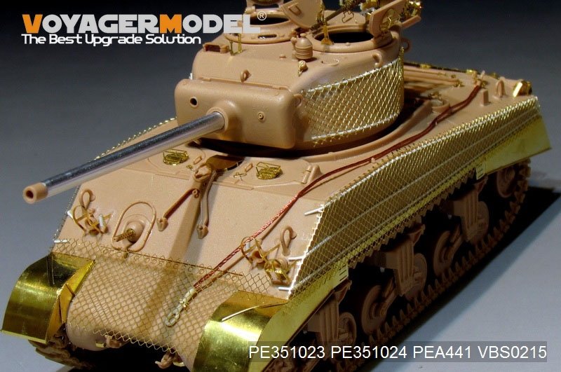 Voyager Model PE351023 WWII US M4A3 (76) in Mid Tank Basic For MENG TS-043 1/35 – immagine 14