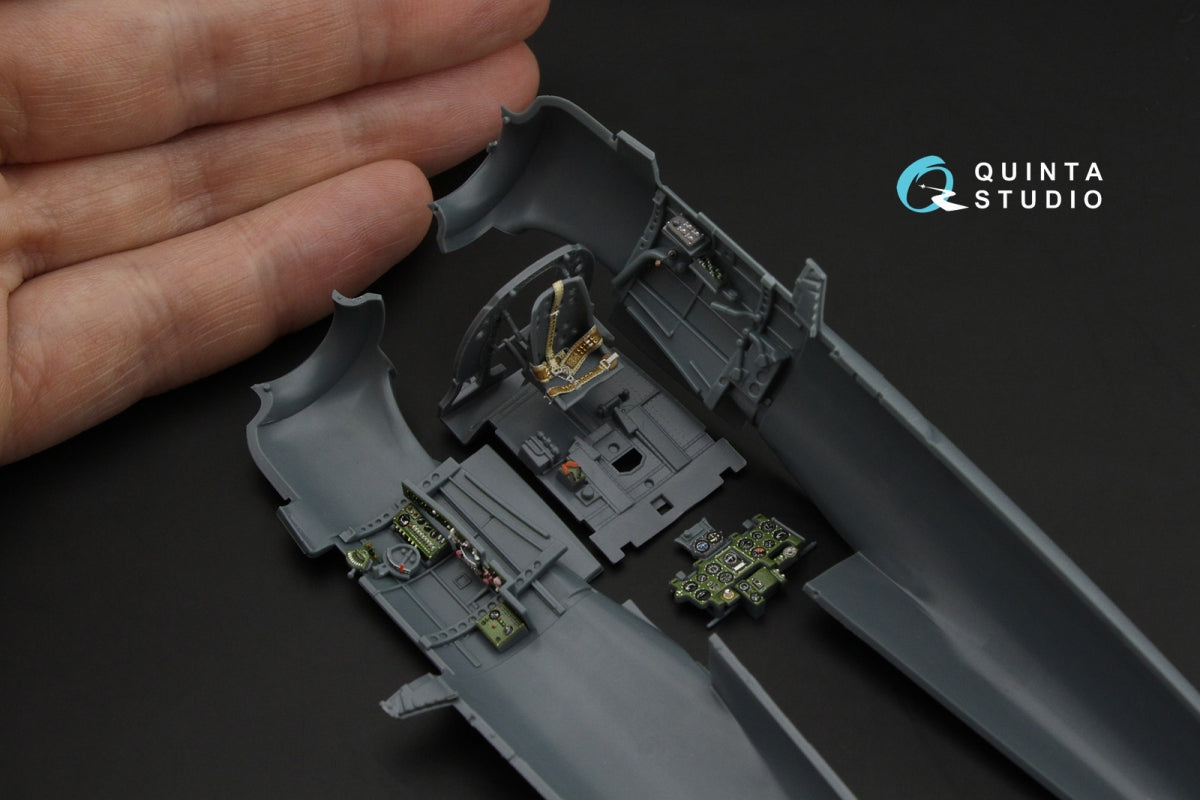 Quinta Studio QD48610 A6M5 Zero (Nakajima Production) 3D-Printed &amp;amp; colored Interior on decal paper (Eduard) 1/48 – image 10