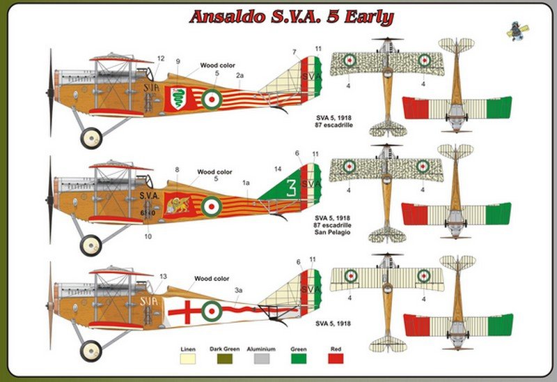 Fly 48006 Ansaldo S.V.A. 5 Early 1/48 – zdjęcie 2