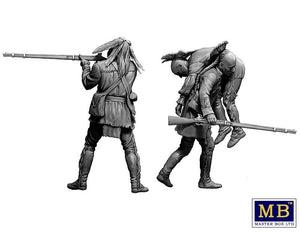 Master Box 35210 Wounded brother. Indian Wars series, 18th century. Kit No. 2 1/35 – immagine 5