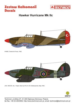 Techmod 24013 - Hawker Hurricane IIc 1/24 – obrázek 2