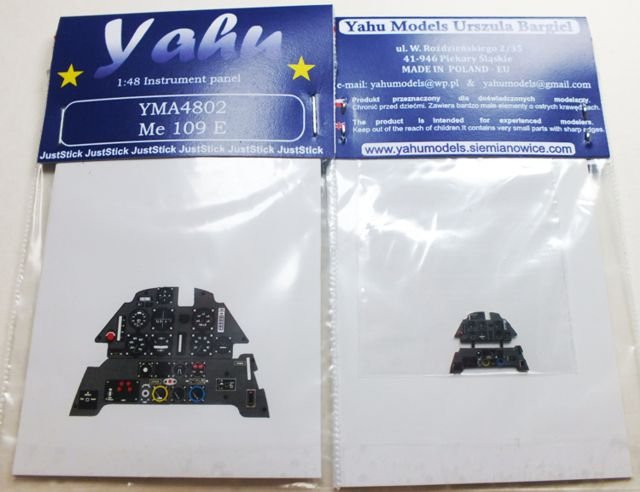 Yahu YMA4802 Me 109 E (Eduard) 1/48