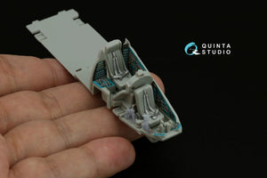 Quinta Studio QD+72184 Mi-24V 3D-Printed &amp;amp; colored Interior on decal paper (Hobby Boss/ARK Models) (with 3D-printed resin parts) 1/72 – immagine 8