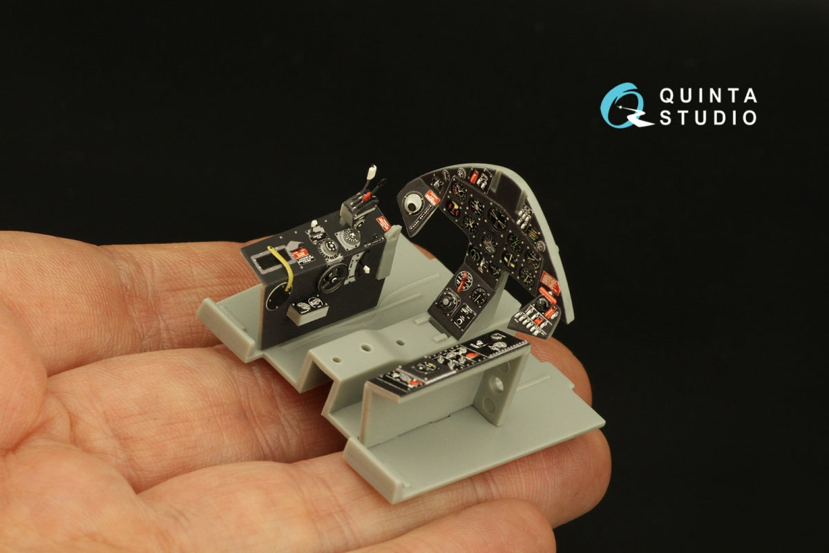 Quinta Studio QD32172 F8F-1 Bearcat 3D-Printed colored Interior on decal paper (Trumpeter) 1/32 – Bild 10