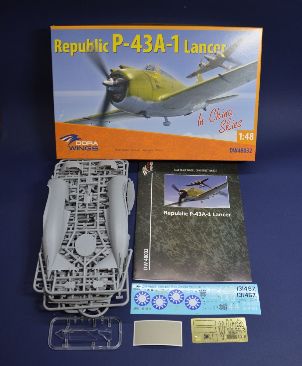 Dora Wings 48032 Republic P-43A-1 Lancer In China Skies 1/48 – obrázek 2