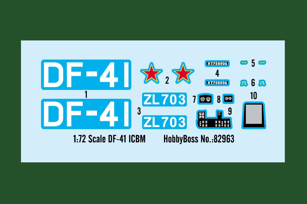 Hobby Boss 82963 DF-41 ICBM 1/72 – image 3