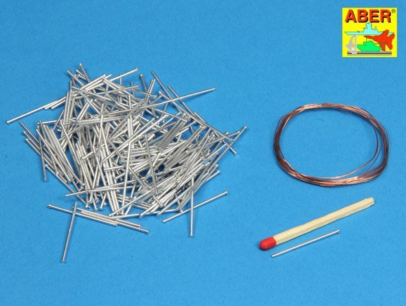 Aber 16068B Panzer IV track link pins x 200 pcs. 1/16 – Bild 2