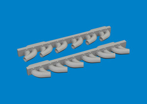 Eduard 6481050 P-39 exhaust stacks rounded PRINT ARMA HOBBY 1/48 – image 2
