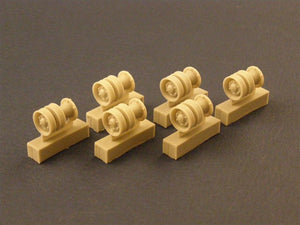 Panzer Art RE35-034 Burn out return rollers for KV-I/II tanks 1/35 – Bild 3