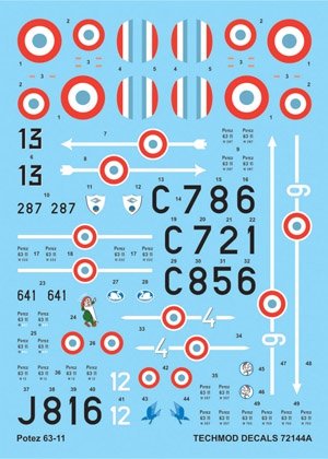 Techmod 72144 - Potez 63-11 1/72