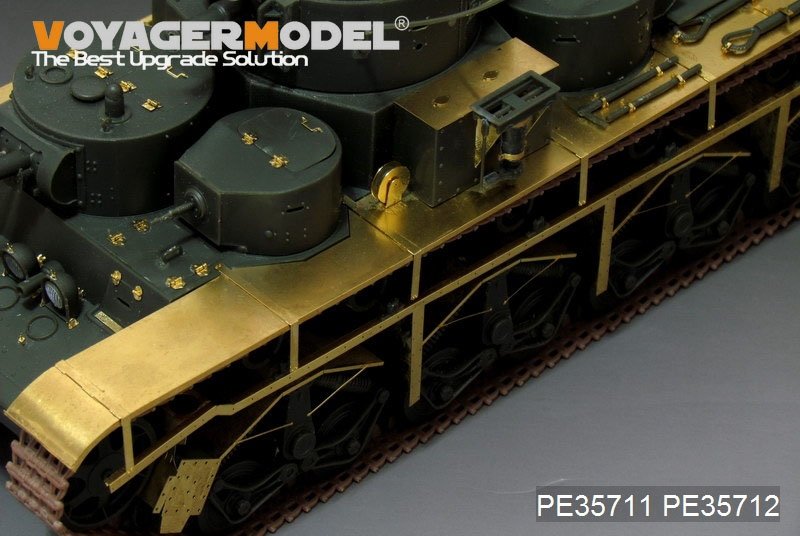 Voyager Model PE35712 Garde-boues/Chenilles pour char lourd russe T-35 de la Seconde Guerre mondiale (pour HobbyBoss 83841) 1/35 – image 3