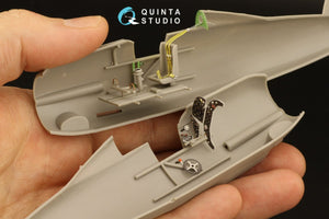 Quinta Studio QD48312 Gloster Gladiator MKII 3D-Printed &amp;amp; colored Interior on decal paper (Roden) 1/48 – image 8