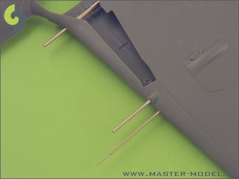 Master AM-48-018 Fw 190 A6 armament set (MG 17 barrel tips, MG 151 barrels, MG 151 fairings) &amp;amp; Pitot Tube (1/48) – Bild 2
