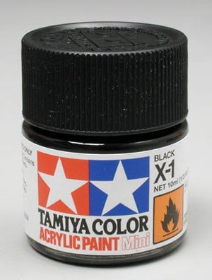 Tamiya X1 Black (81501) Acrylic paint 10ml – Bild 3
