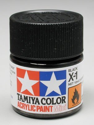 Tamiya X1 Black (81501) Acrylic paint 10ml – Bild 3