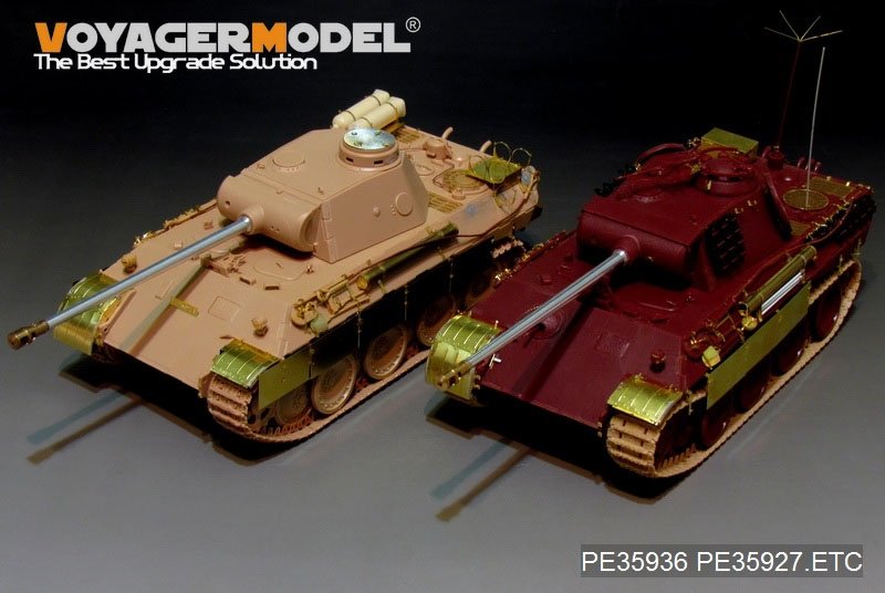 Voyager Model PE35936 WWII German Panther D w/&amp;quot;Stadtgas&amp;quot; Fuel Tanks Basic For MENG TS-038 1/35 – image 19