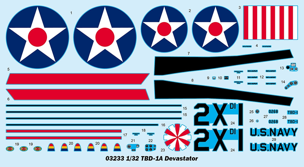 Trumpeter 03233 TBD-1A Devastator 1/32 – immagine 5