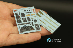 Quinta Studio QD32158 Do 335A 3D-Printed &amp;amp; colored Interior on decal paper (HK models) 1/32 – image 5