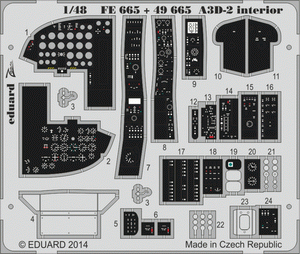 Eduard 49665 A3D-2 interior SA TRUMPETER 1/48