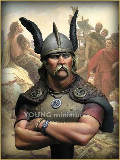 Young Miniatures YH1810 Vercingetorix Gallic Wars, BC 52 1/10