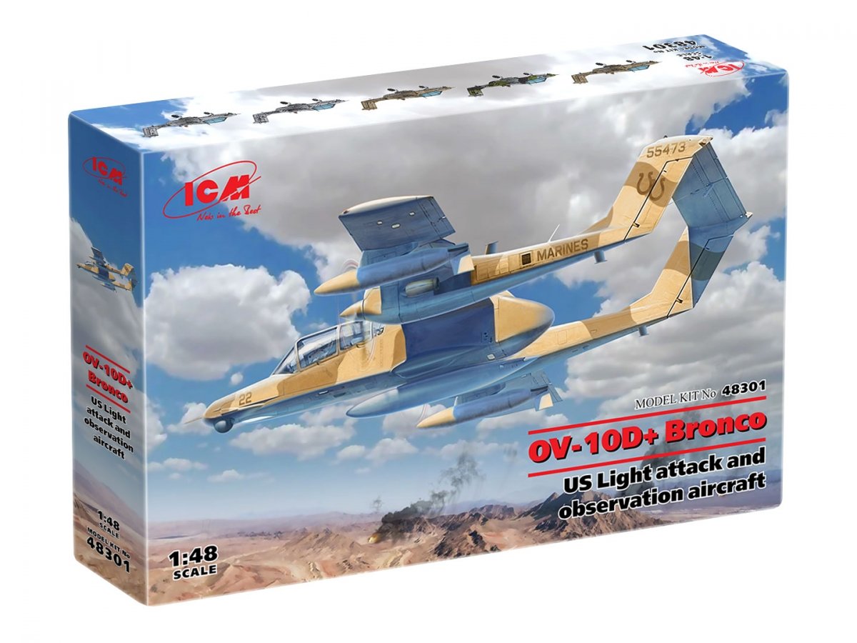 ICM 48301 OV-10D+ Bronco Light attack and observation aircraft 1/48 – imagen 14