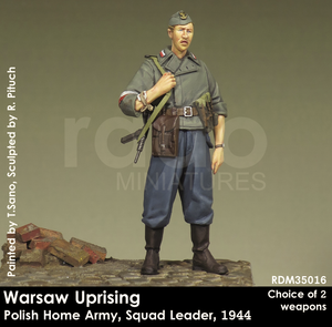 RADO Miniatures RDM35016 Warsaw Uprising, Polish Home Army, Squad Leader, 1944 1/35