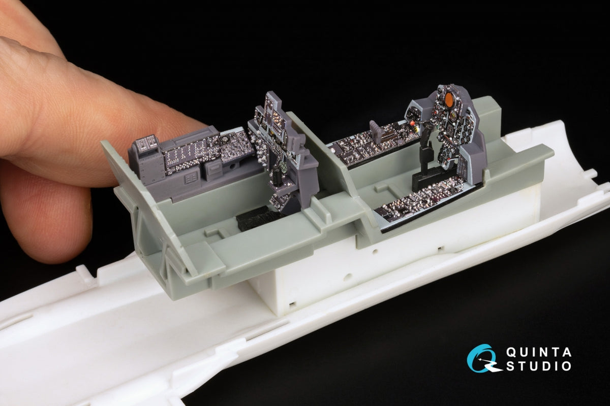 Quinta Studio QD+48486 F-4N Phantom II 3D-Printed &amp;amp; colored Interior on decal paper (Academy) (with 3D-printed resin parts) 1/48 – immagine 17