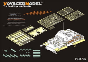 Voyager Model PE35795 WWII German Tiger I Late Production（For TAMIYA 35146/25109/25401） 1/35