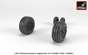 Armory Models AW48325 F-4 Phantom-II wheels w/ weighted tires, late 1/48 – image 2