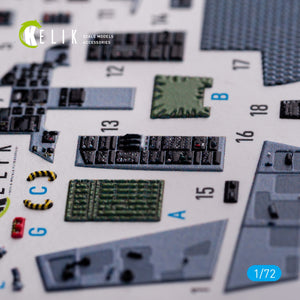 KELIK K72091 F-15C - interior 3D decals for FineMolds kit 1/72 – image 5
