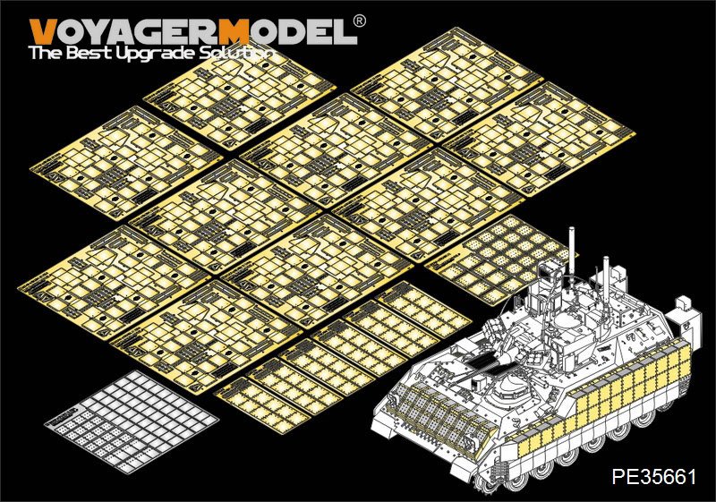 Ensemble Voyager Model PE35661 M2A3 BRADLEY ERA de l'armée américaine moderne (pour MENG SS-004) 1/35