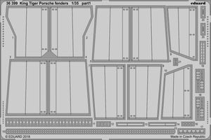 Eduard 36399 King Tiger Porsche fenders MENG 1/35 – zdjęcie 2
