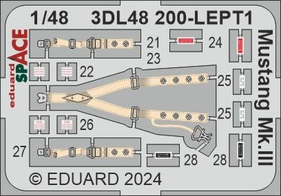 Eduard 3DL48200 Mustang Mk. III SPACE EDUARD 1/48 – image 3