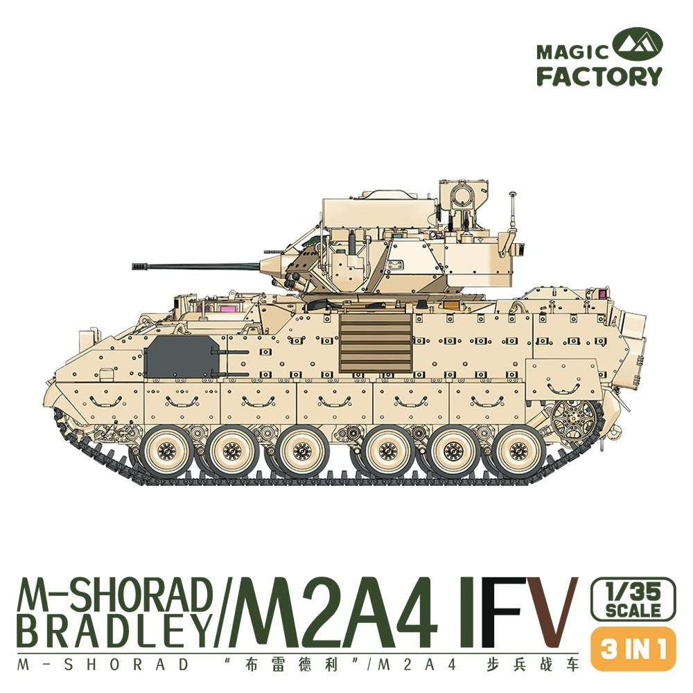 Magic Factory 2004 M-SHORAD Bradley M2A4 IFV 3-in-1 1/35 – obrázek 3