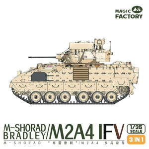 Magic Factory 2004 M-SHORAD Bradley M2A4 IFV 3-in-1 1/35 – obrázek 3