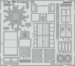 Eduard BIG72192 Grumman TBF-1C Avenger (Folded Wings) - Big Ed Set Hobby Boss Kits 1/72