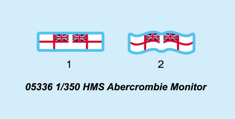 Trumpeter 05336 HMS Abercrombie Monitor 1/350 – imagen 4