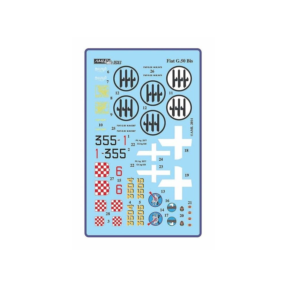 AML 72056F Fiat G.50 bis - Limited Edition 1/72 – image 6