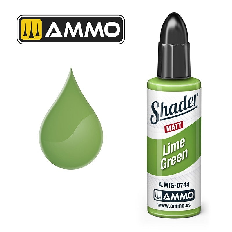 AMMO of Mig Jimenez A.MIG 0744 Lime Green Shader Matt