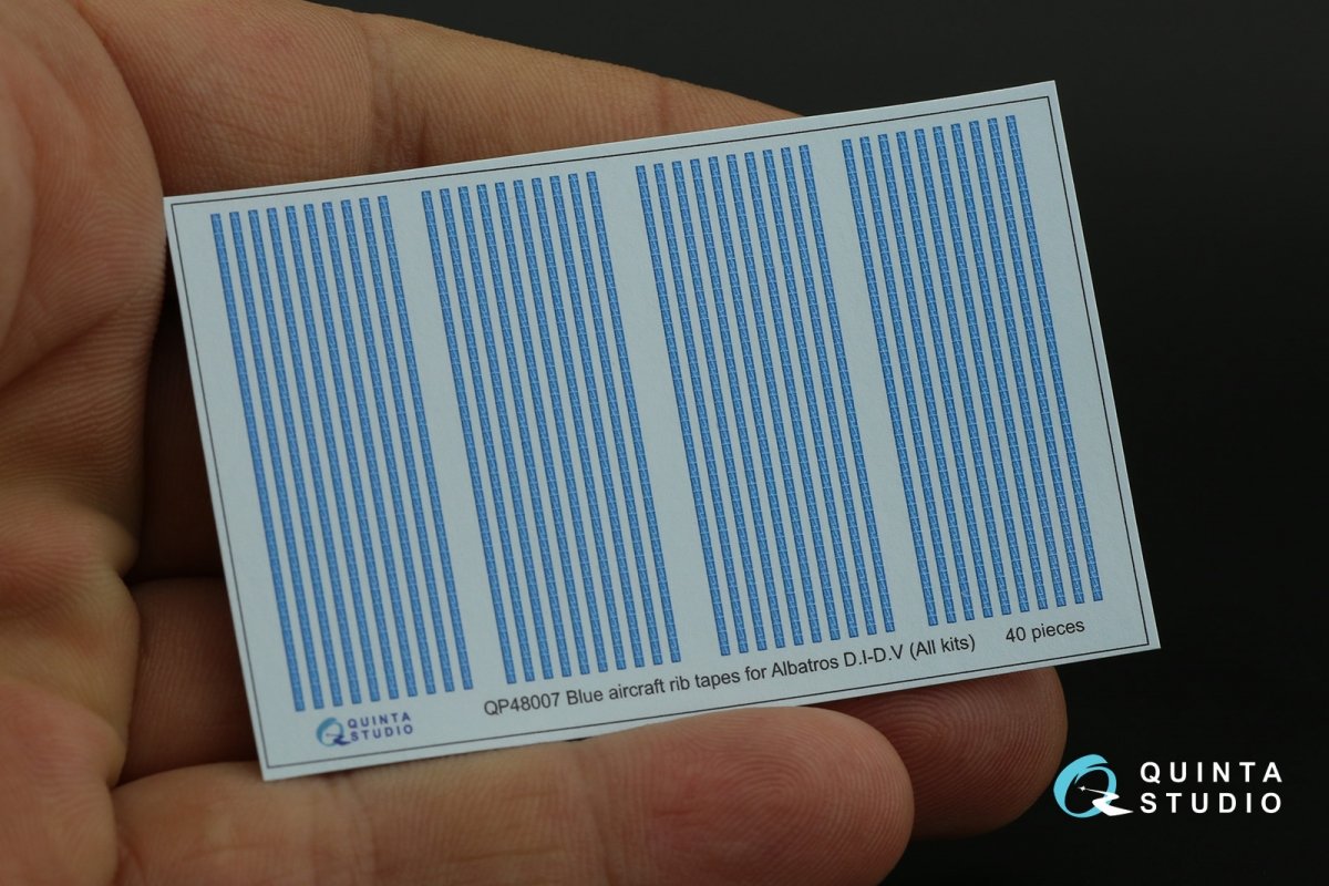Quinta Studio QP48007 Blue rib tapes Albatros DI-DV (All kits) 1/48 – image 9